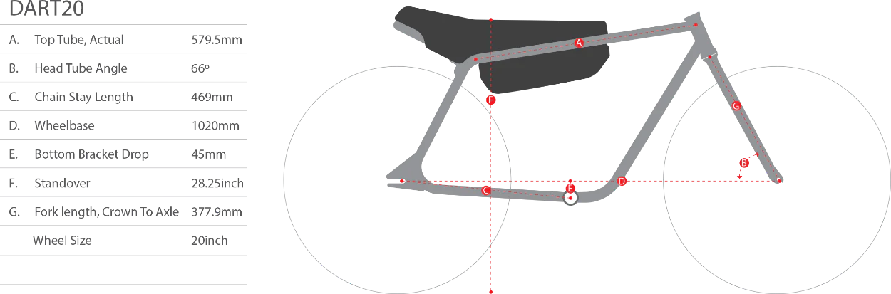 PREORDER - Crew Bike Co. Dart20 Electric Bike - Image 15