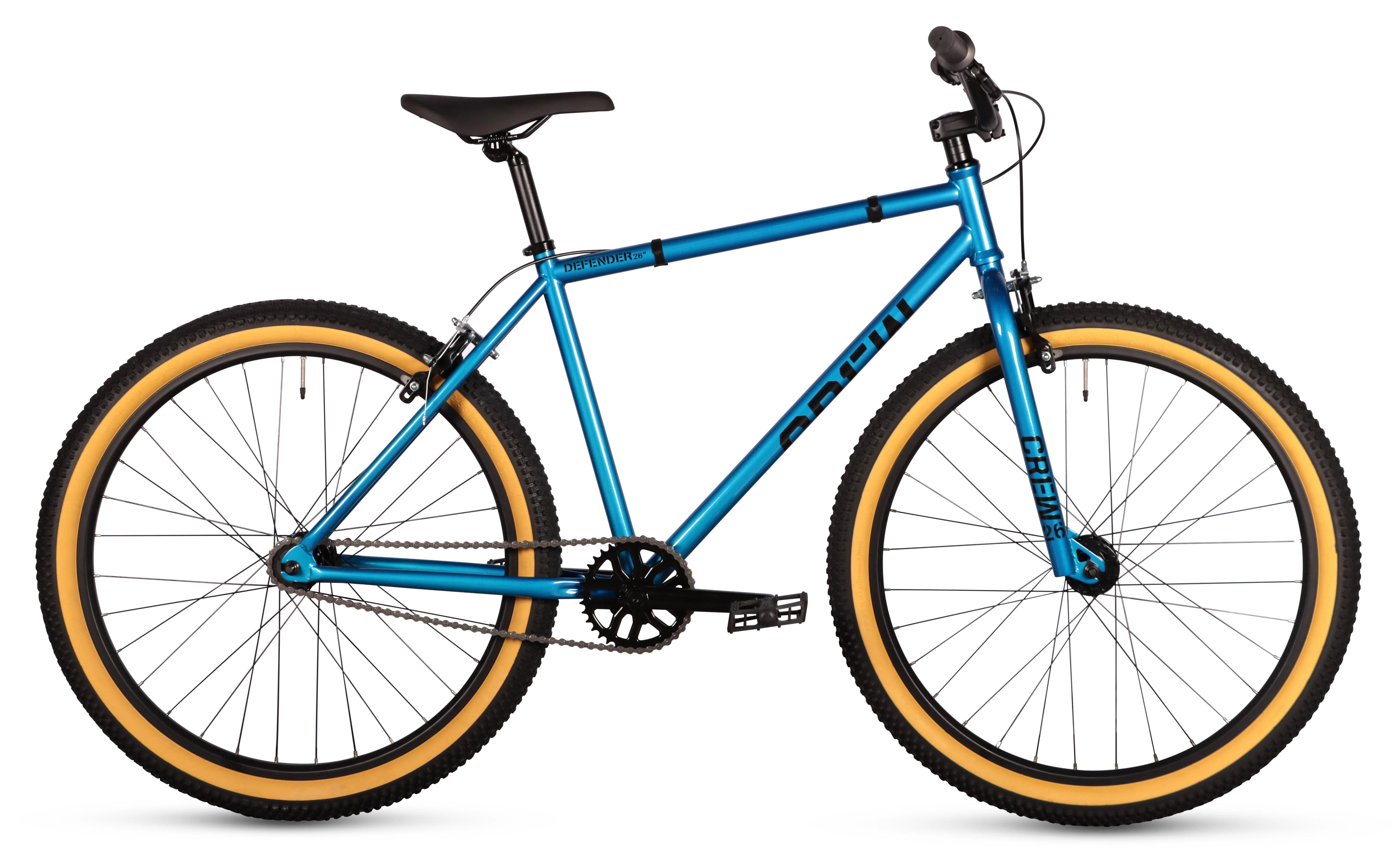 Crew Bike Co Defender 26" Fixed Gear Single Speed Bike - Image 5