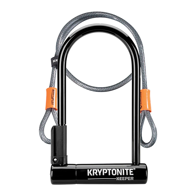 Kryptonite Keeper-12 Standard U-Lock w/Cable
